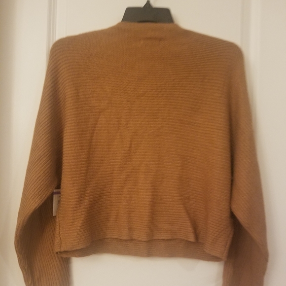 Leith Sweater Women Extra Small Long Dolman Sleeve V-Neck Crop Pullover Size S - Picture 4 of 5